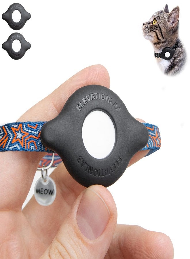 Elevation Lab AirTag Cat Collar Mount (2 Pack) - TagVault™ - The Secure & Compact AirTag Holder for Cats | Doesn't Dangle, for Small Dogs Too | Elevation Lab - Image 1